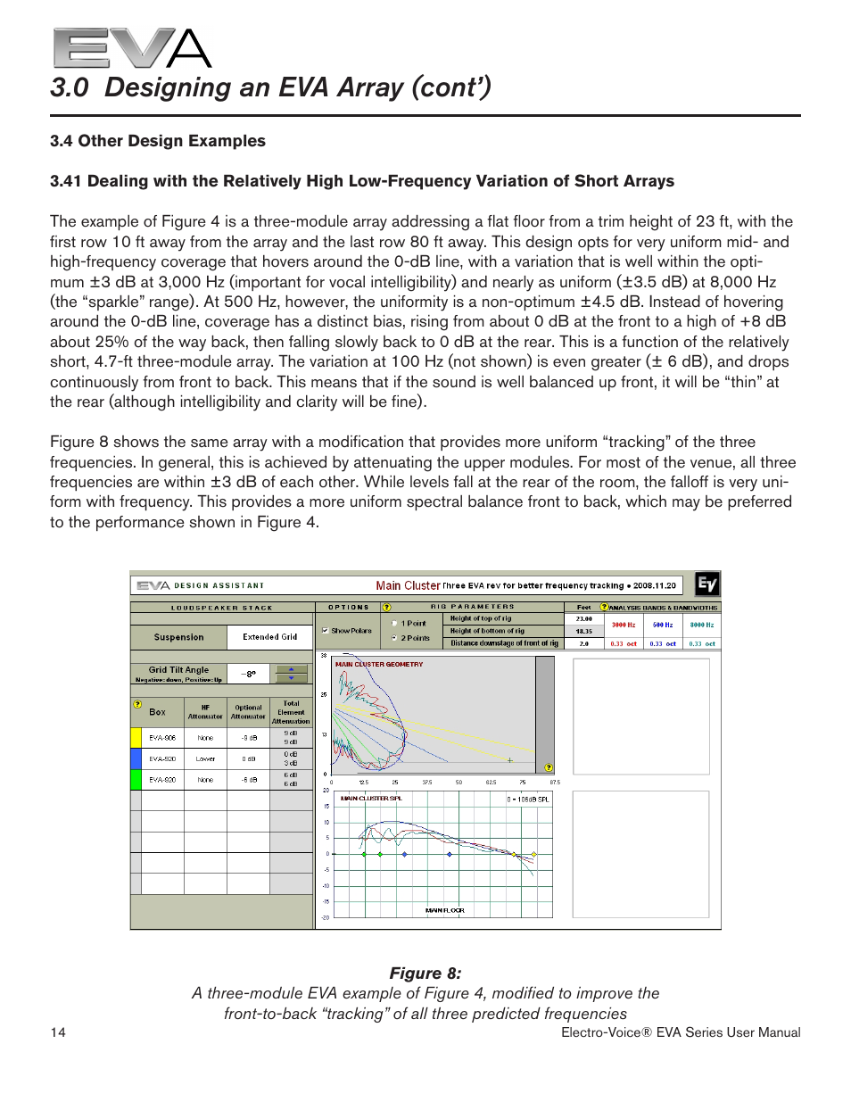 0 designing an eva array (cont’) | EVA -2082S/920 User Manual | Page 14 / 36