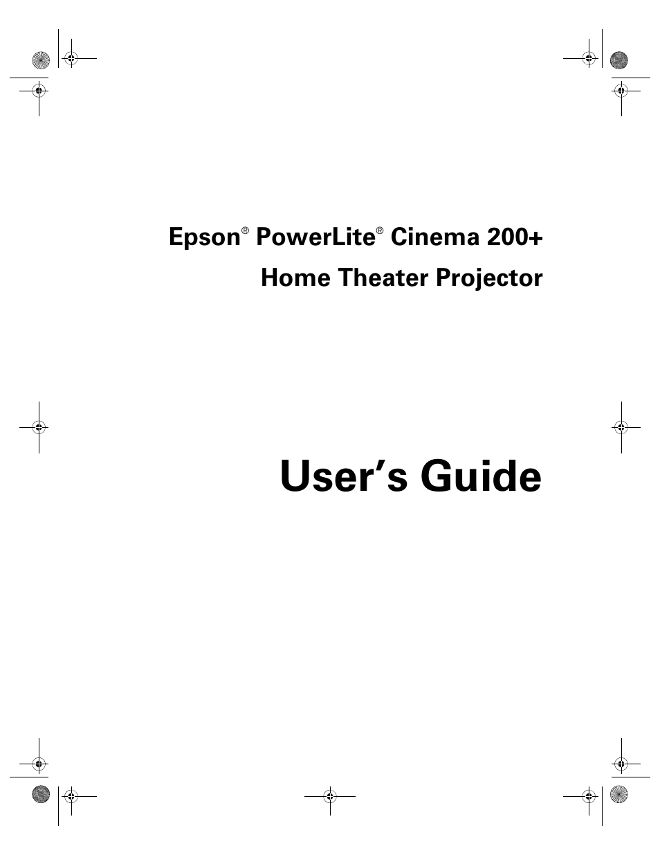 Garmin POWERLITE CINEMA 200+ User Manual | 80 pages