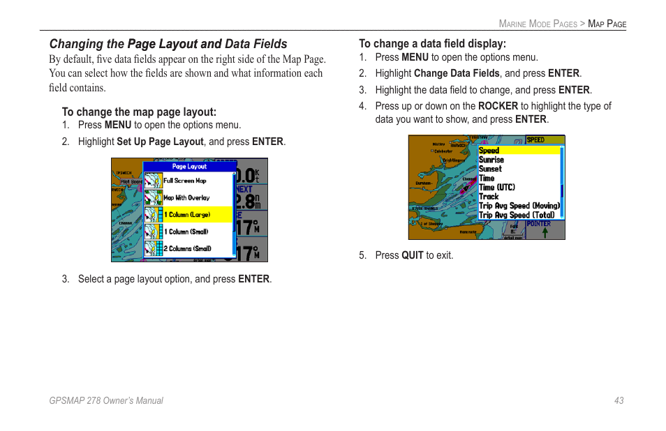 Garmin GPSMAP 278 User Manual | Page 51 / 138