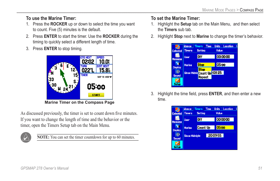 Garmin GPSMAP 278 User Manual | Page 59 / 138