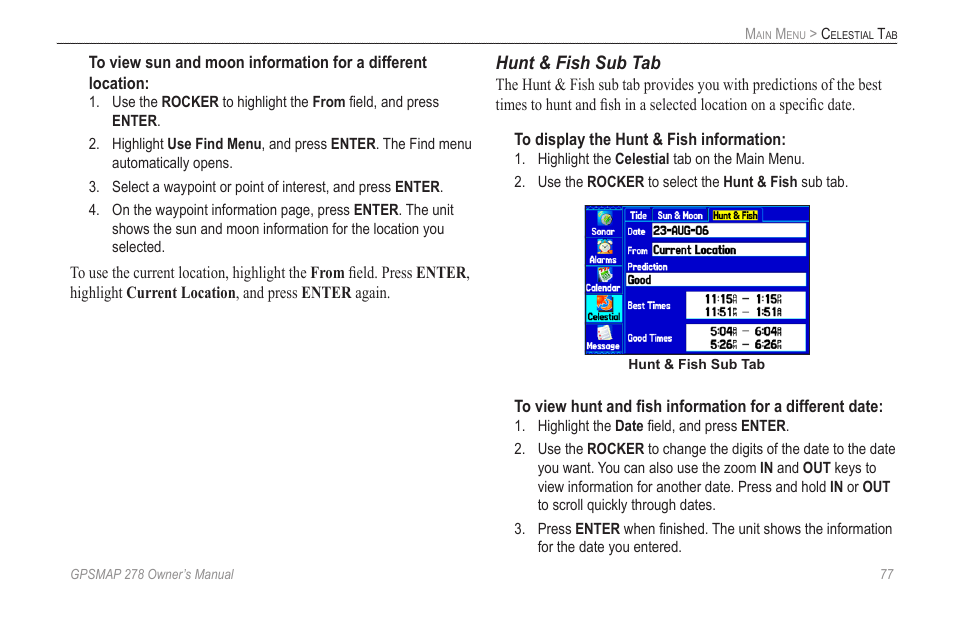 Garmin GPSMAP 278 User Manual | Page 85 / 138