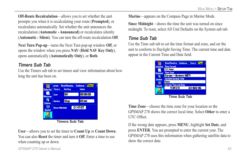 Garmin GPSMAP 278 User Manual | Page 91 / 138