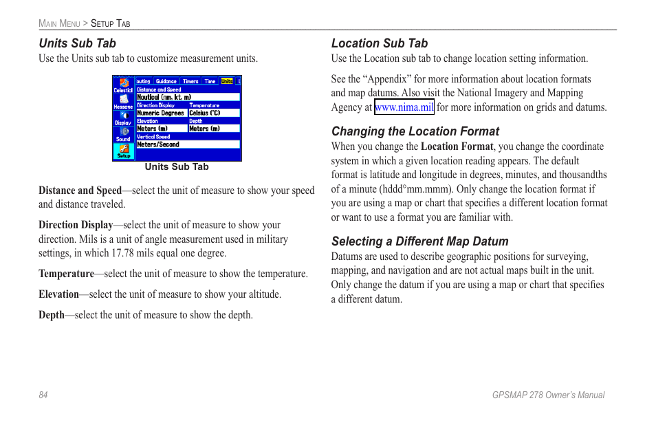 Garmin GPSMAP 278 User Manual | Page 92 / 138