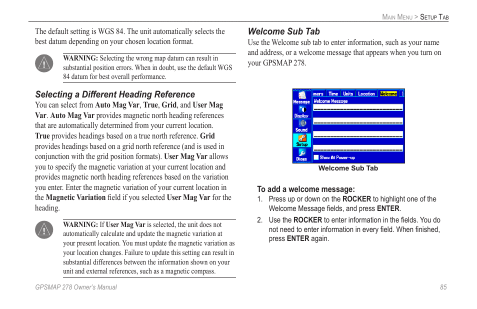 Garmin GPSMAP 278 User Manual | Page 93 / 138