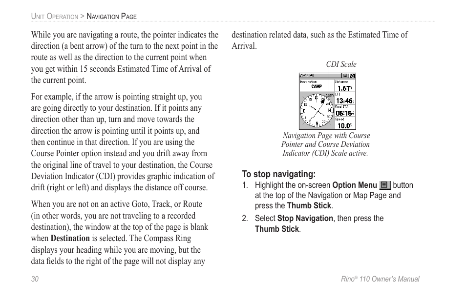 Garmin 110 User Manual | Page 36 / 110