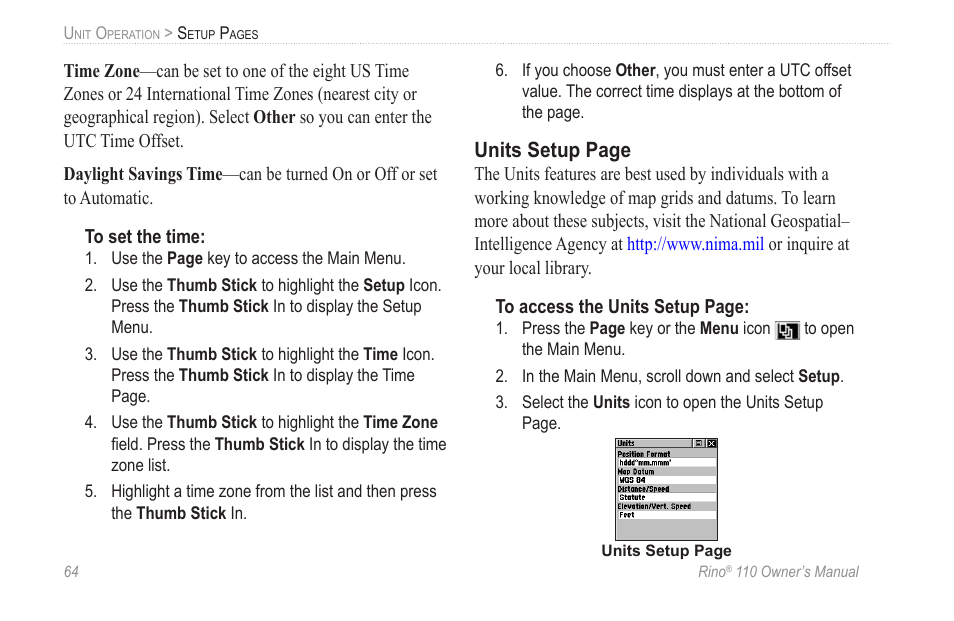 Garmin 110 User Manual | Page 70 / 110