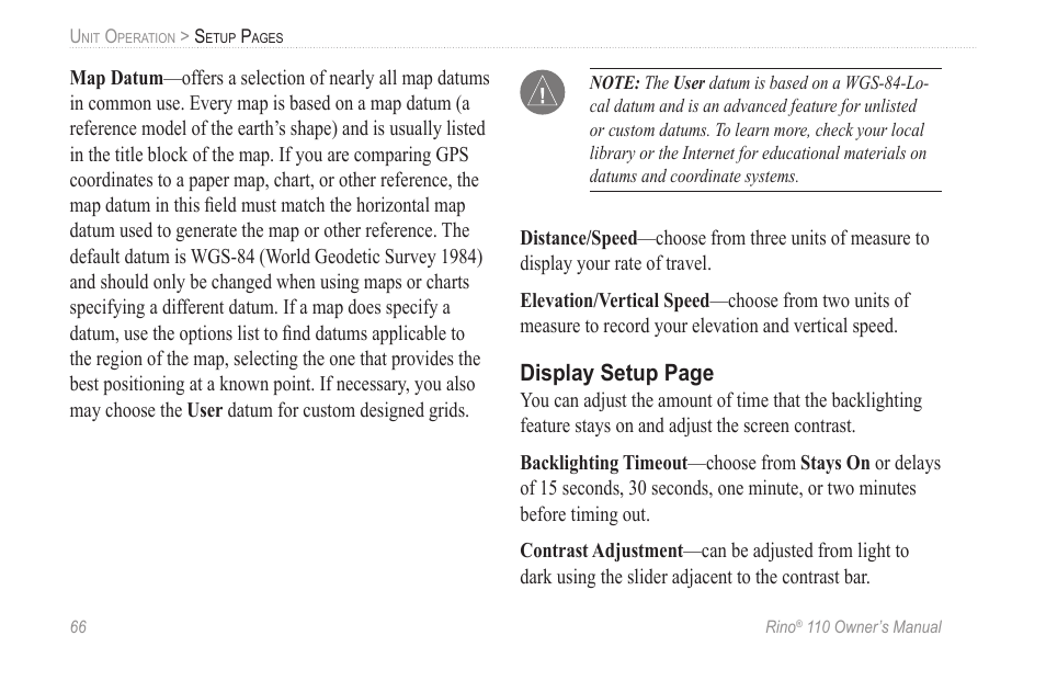 Garmin 110 User Manual | Page 72 / 110