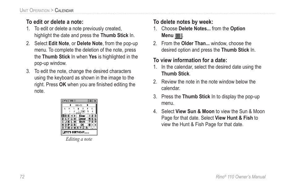 Garmin 110 User Manual | Page 78 / 110