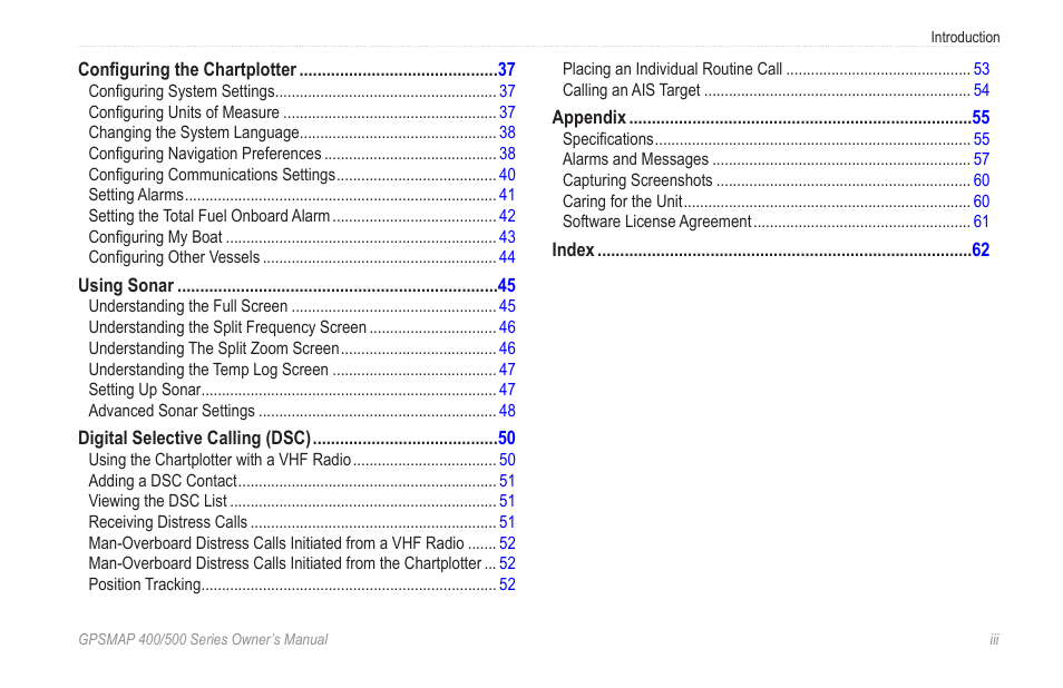 Garmin zumo 450 User Manual | Page 5 / 72