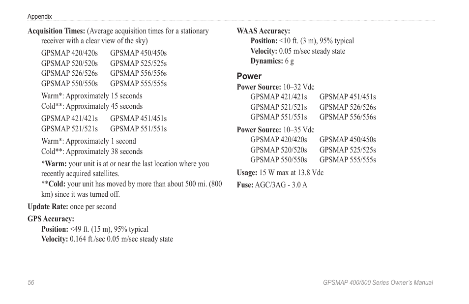 Garmin zumo 450 User Manual | Page 62 / 72