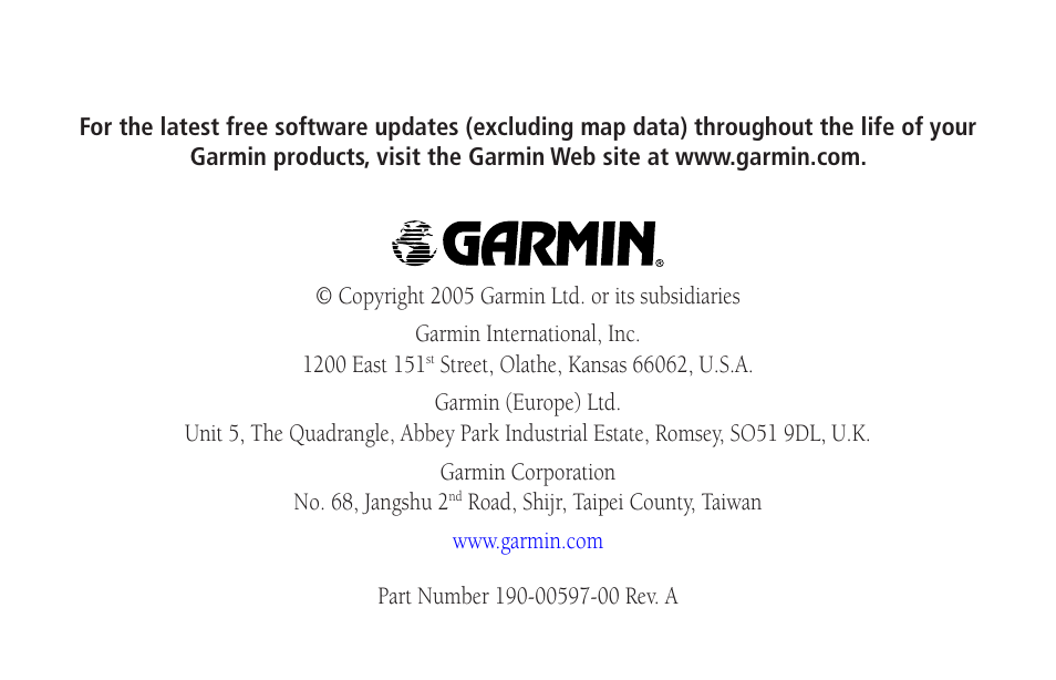 Garmin GXM 30 User Manual | Page 26 / 26