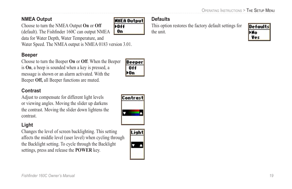 Garmin 160C User Manual | Page 23 / 32