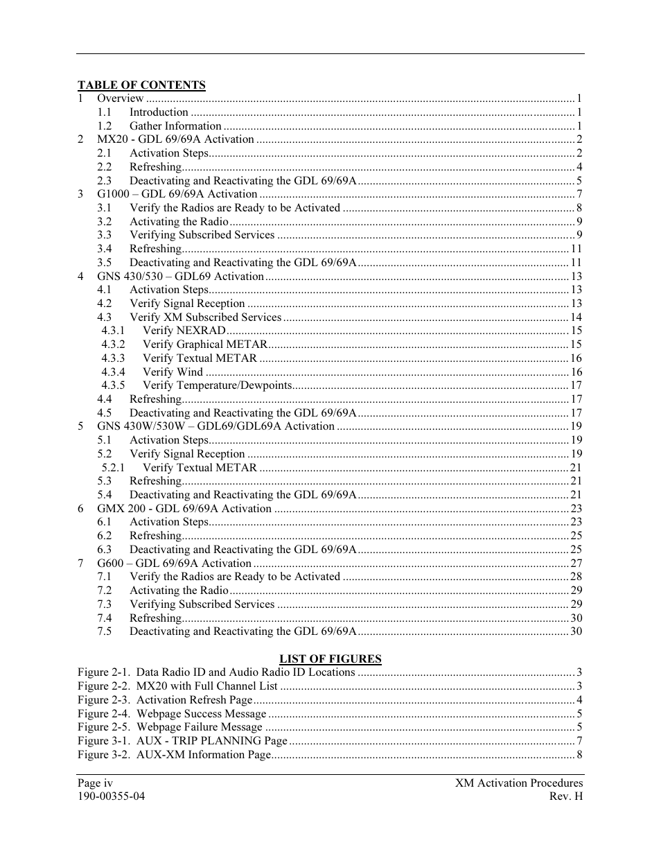 Garmin XM GDL 69 User Manual | Page 4 / 38