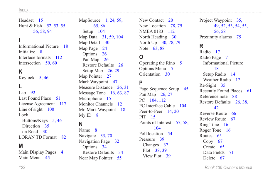 Garmin rino130 User Manual | Page 128 / 132