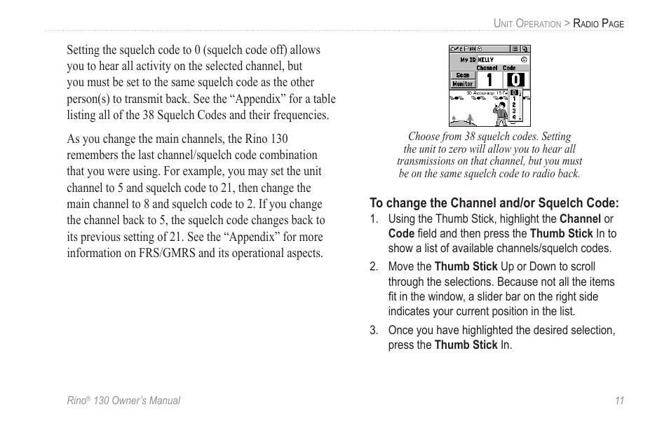 Garmin rino130 User Manual | Page 17 / 132