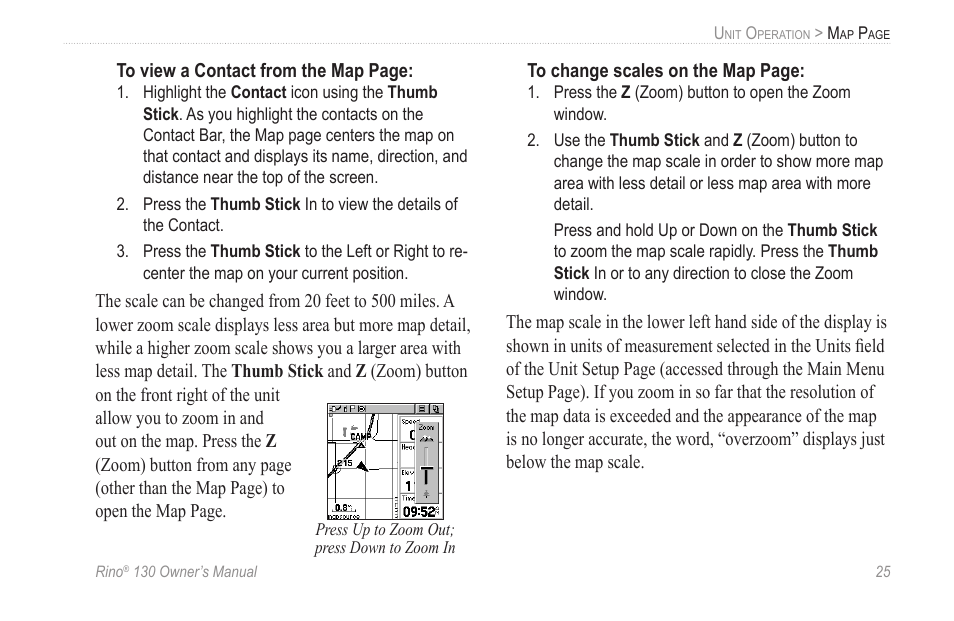 Garmin rino130 User Manual | Page 31 / 132