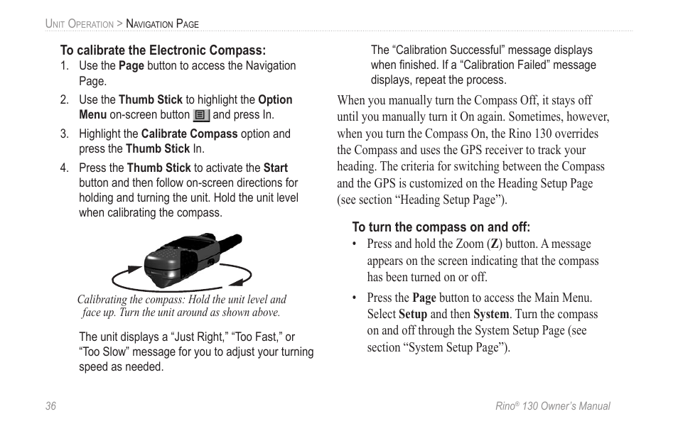 Refer to, For information | Garmin rino130 User Manual | Page 42 / 132