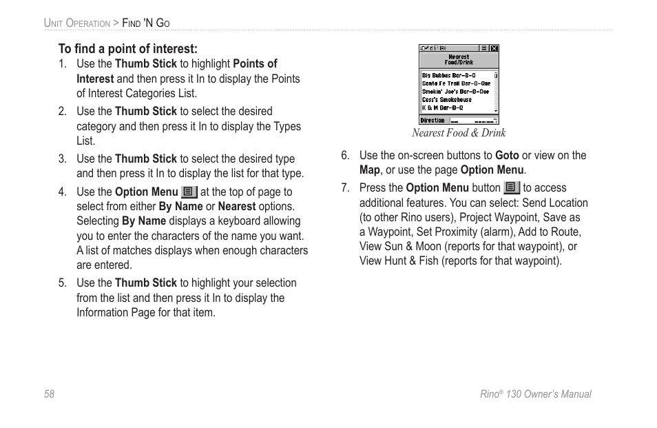 Garmin rino130 User Manual | Page 64 / 132