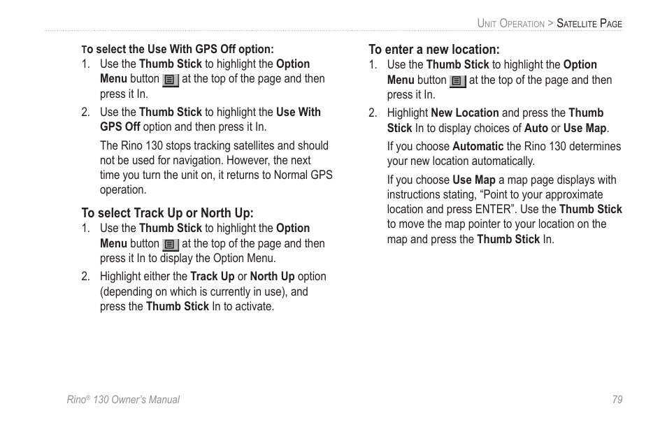 Garmin rino130 User Manual | Page 85 / 132