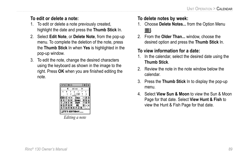 Garmin 130 User Manual | Page 95 / 132