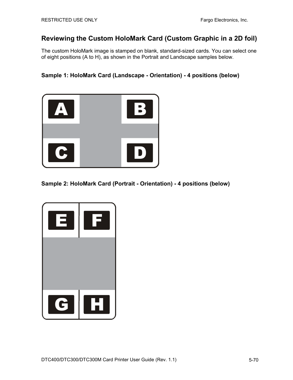 Fe g h | Fargo DTC300 User Manual | Page 180 / 278