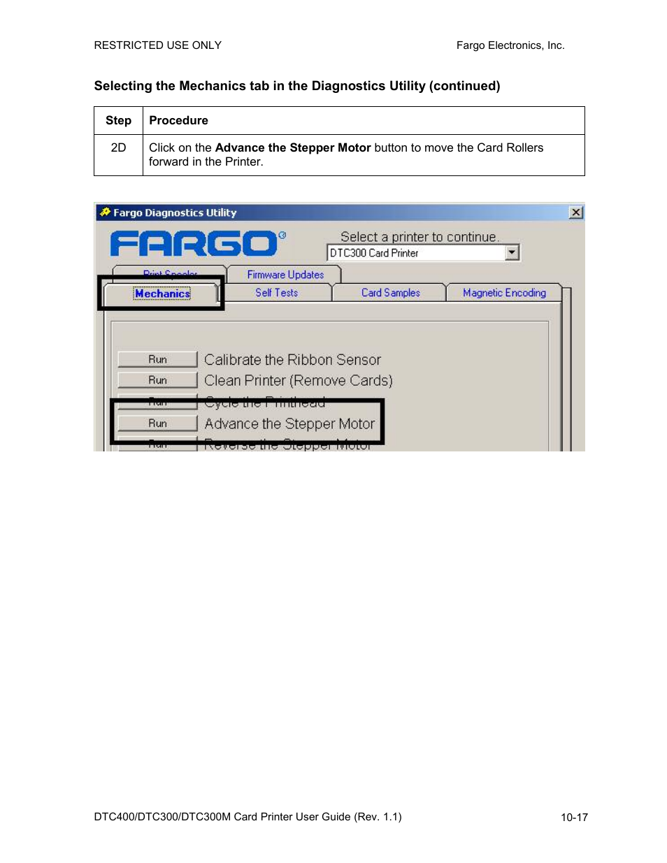 Fargo DTC300 User Manual | Page 235 / 278