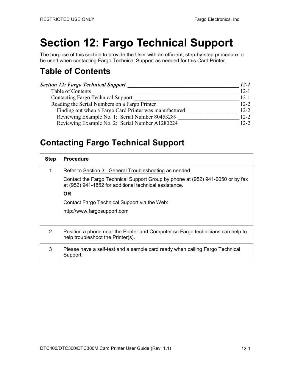 Fargo DTC300 User Manual | Page 249 / 278