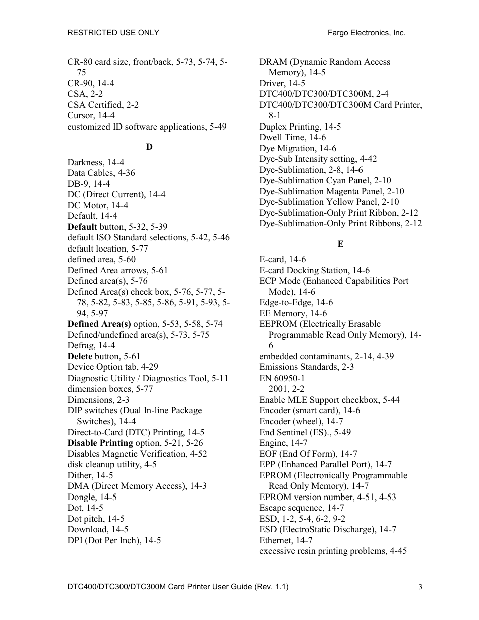 Fargo DTC300 User Manual | Page 273 / 278