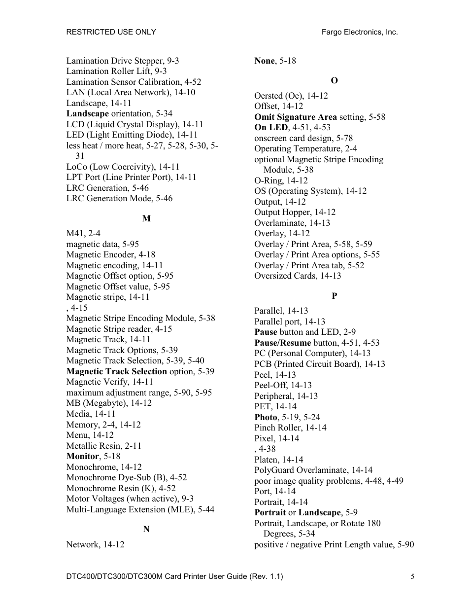 Fargo DTC300 User Manual | Page 275 / 278