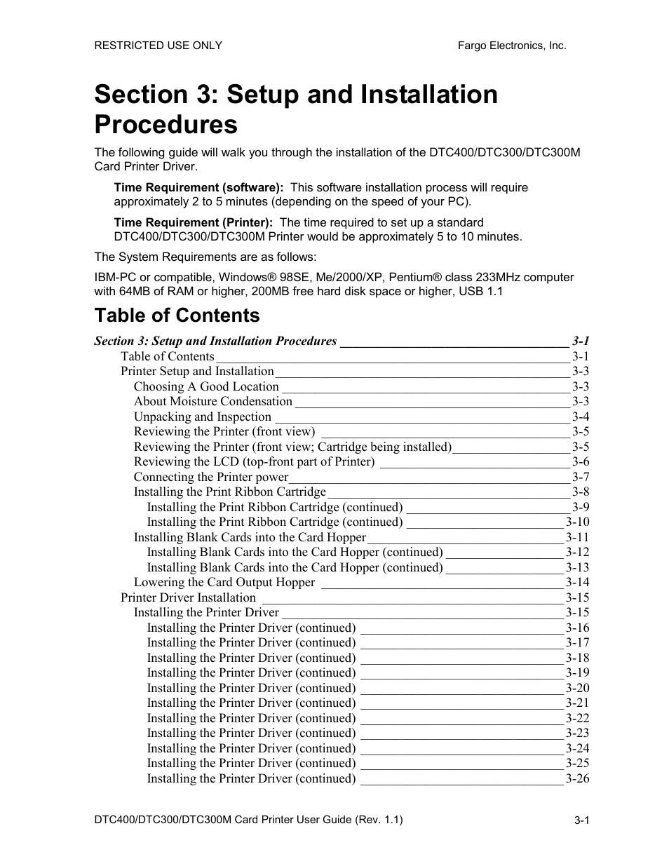 Fargo DTC300 User Manual | Page 29 / 278