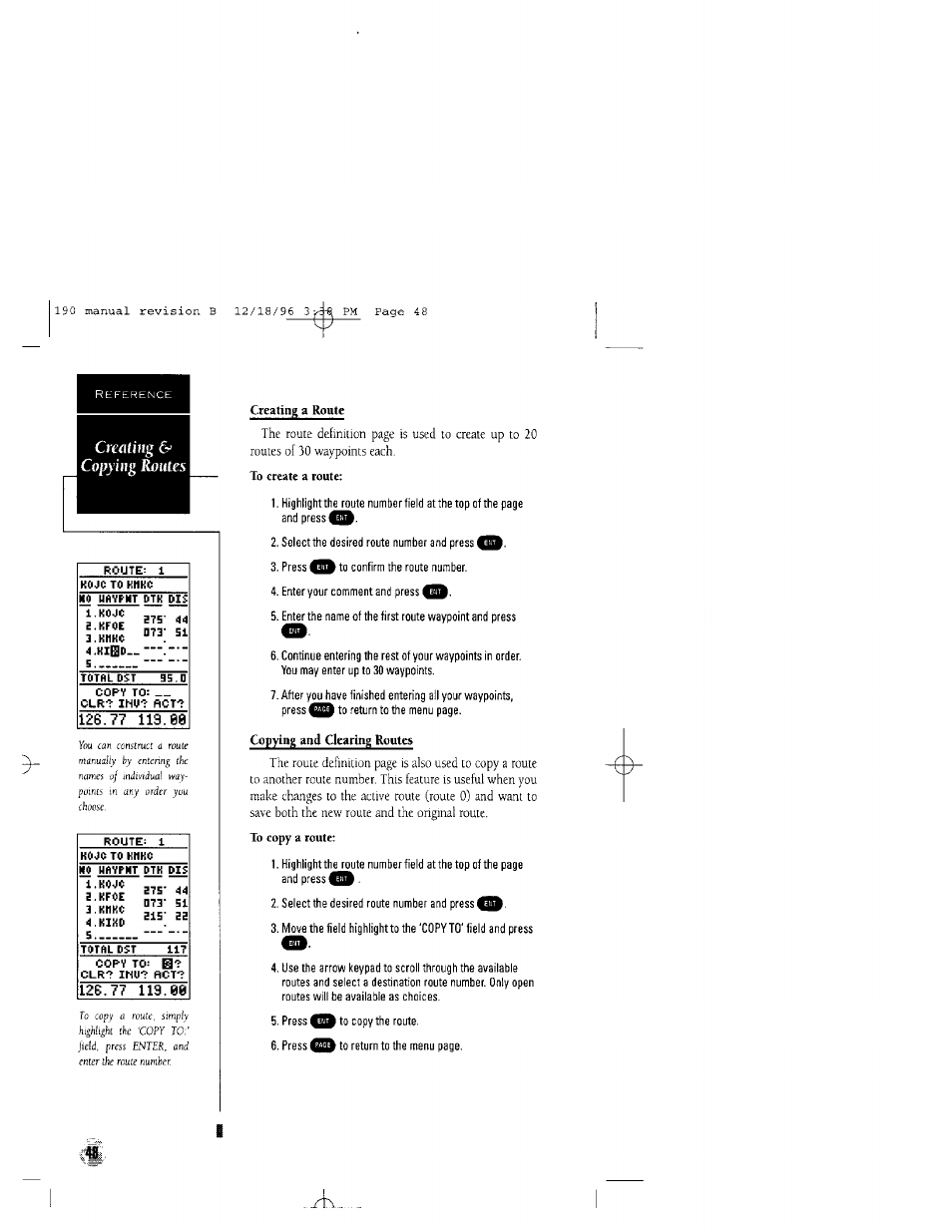 77 11э.00 | Garmin GPSCOM 190 User Manual | Page 53 / 106