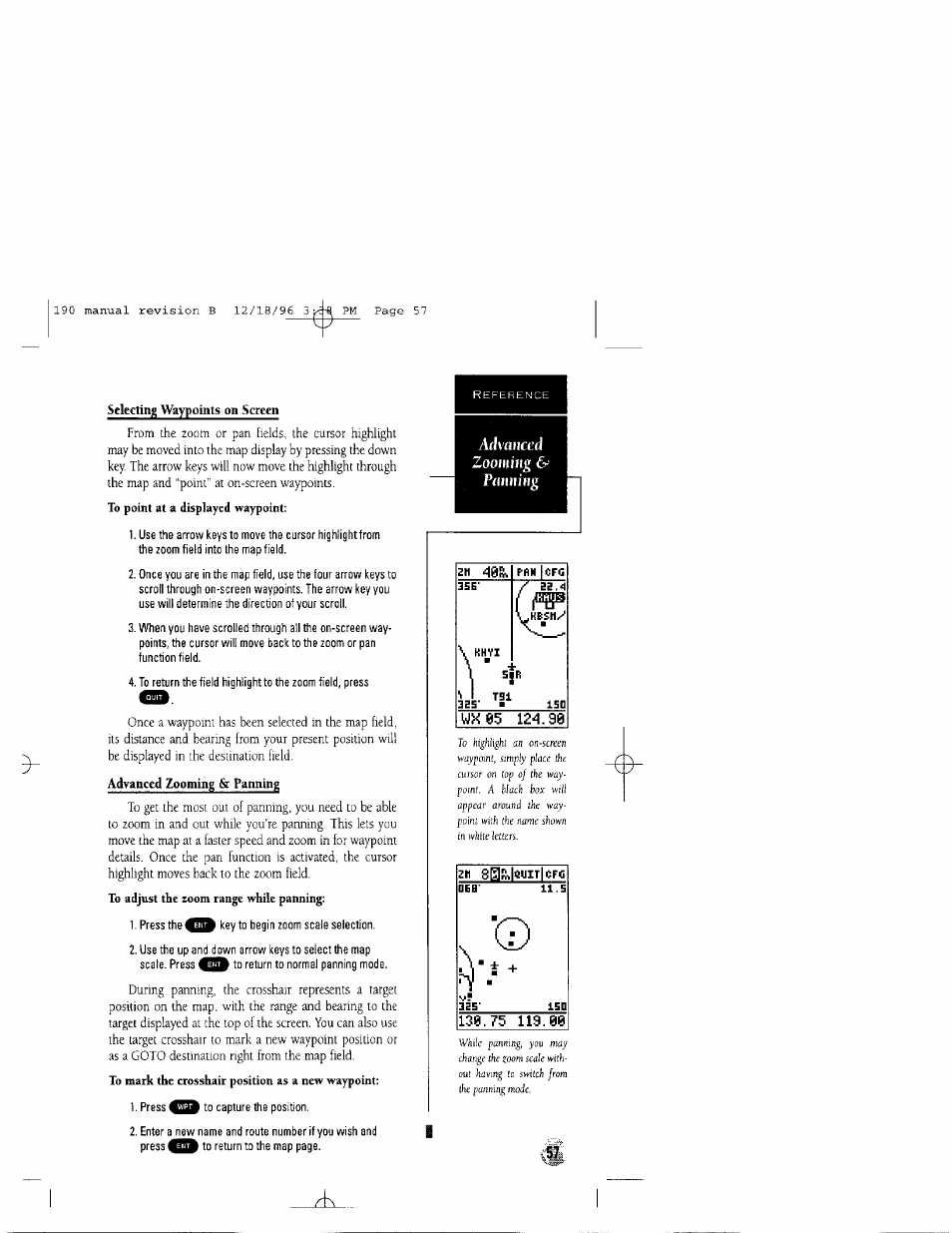 Garmin GPSCOM 190 User Manual | Page 62 / 106