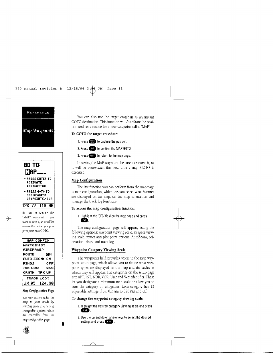 Go to | Garmin GPSCOM 190 User Manual | Page 63 / 106