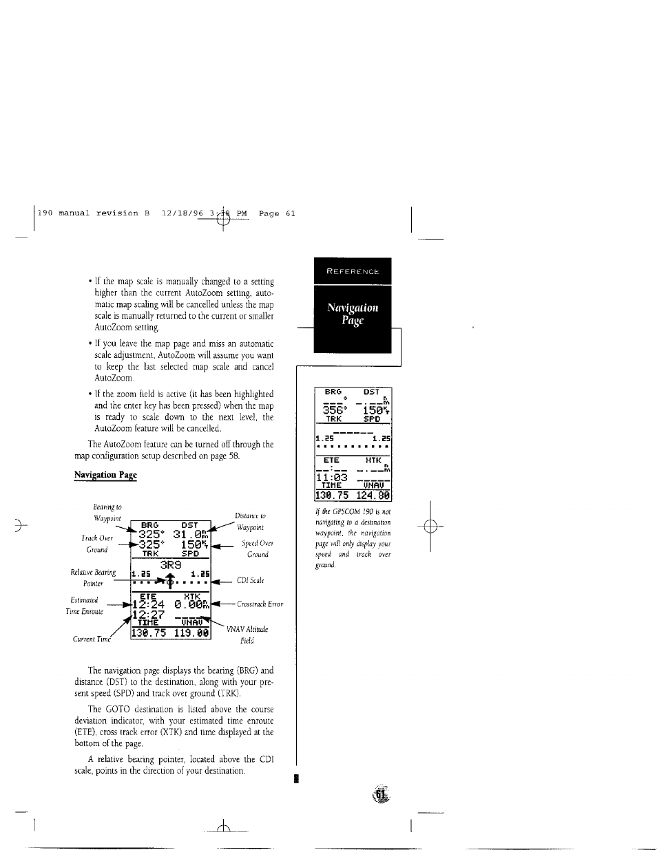 Ninigfluoii, L.ss l.bs | Garmin GPSCOM 190 User Manual | Page 66 / 106