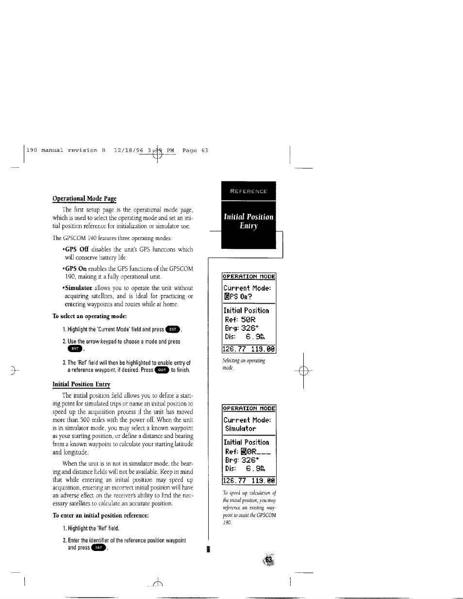 Garmin GPSCOM 190 User Manual | Page 68 / 106