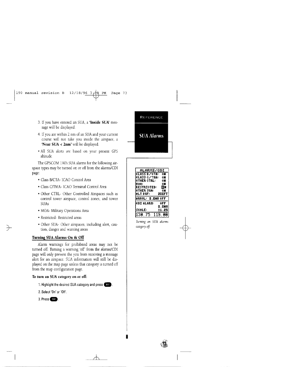 Sua aianiis | Garmin GPSCOM 190 User Manual | Page 78 / 106