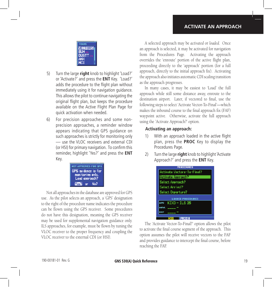 Garmin GNS 530 User Manual | Page 19 / 22