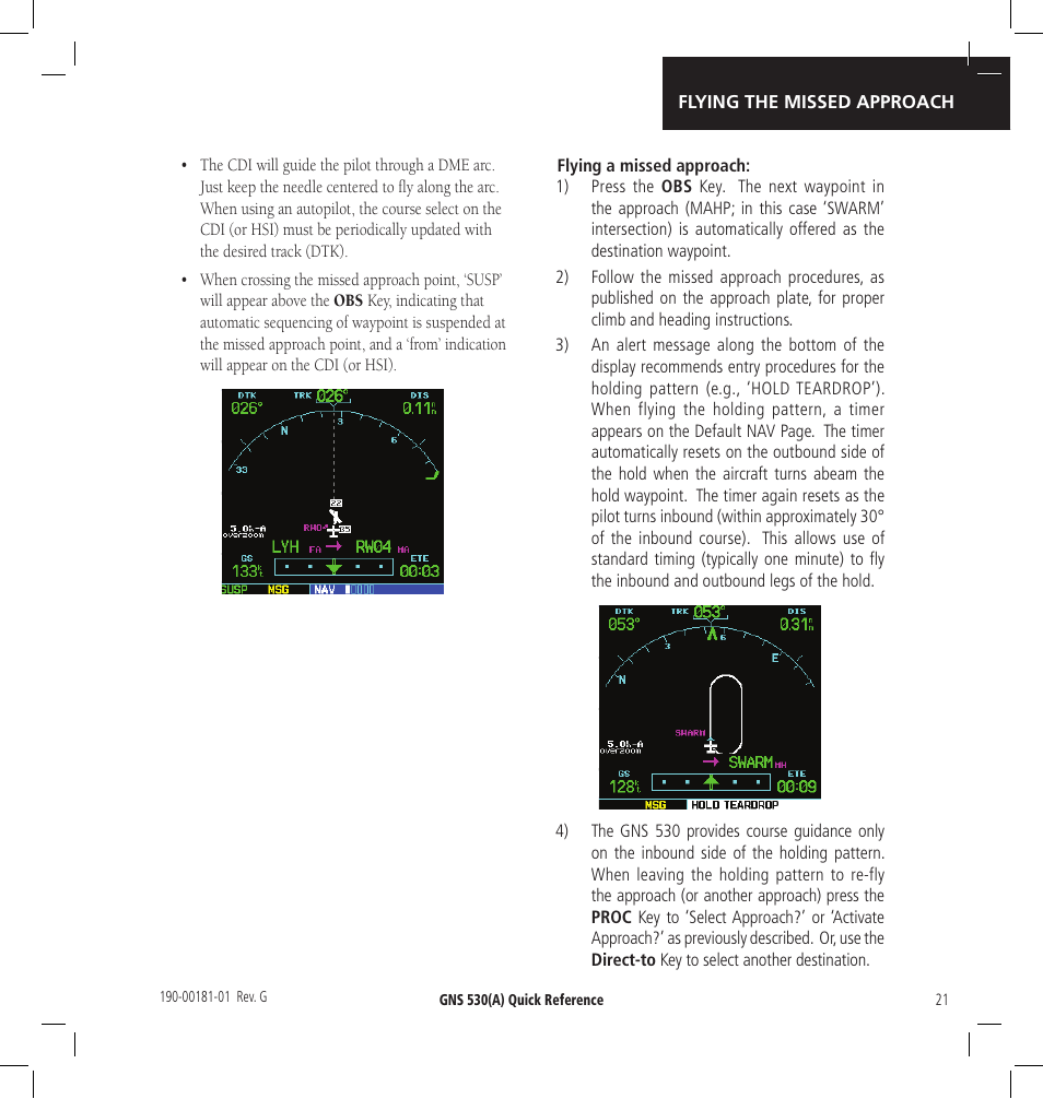 Garmin GNS 530 User Manual | Page 21 / 22