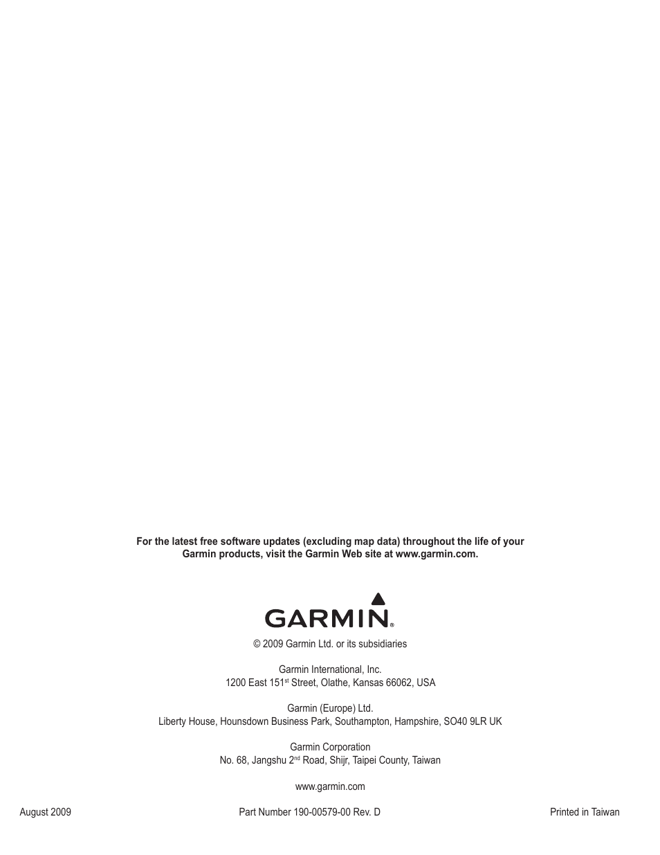 Garmin GSD22 User Manual | Page 8 / 8