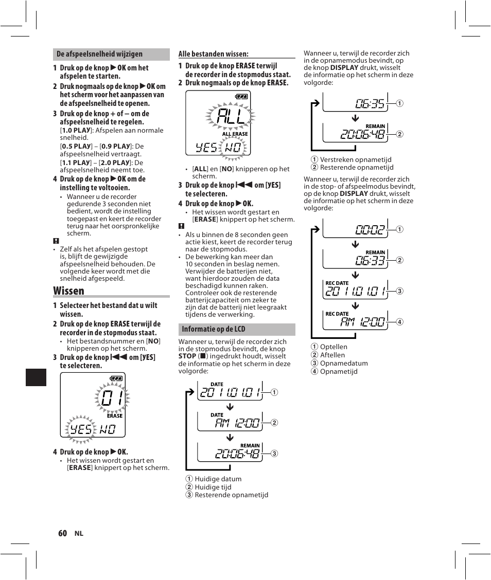 Wissen | Olympus VN-750 User Manual | Page 60 / 92