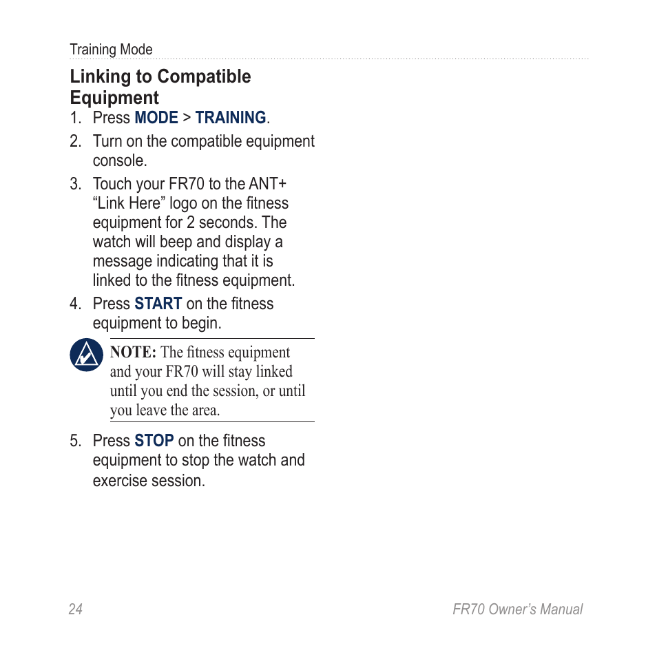 Garmin 70 User Manual | Page 26 / 48