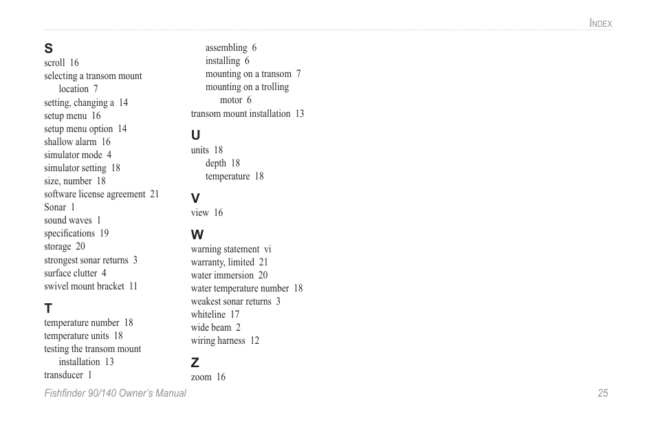 Garmin 90/140 User Manual | Page 31 / 32