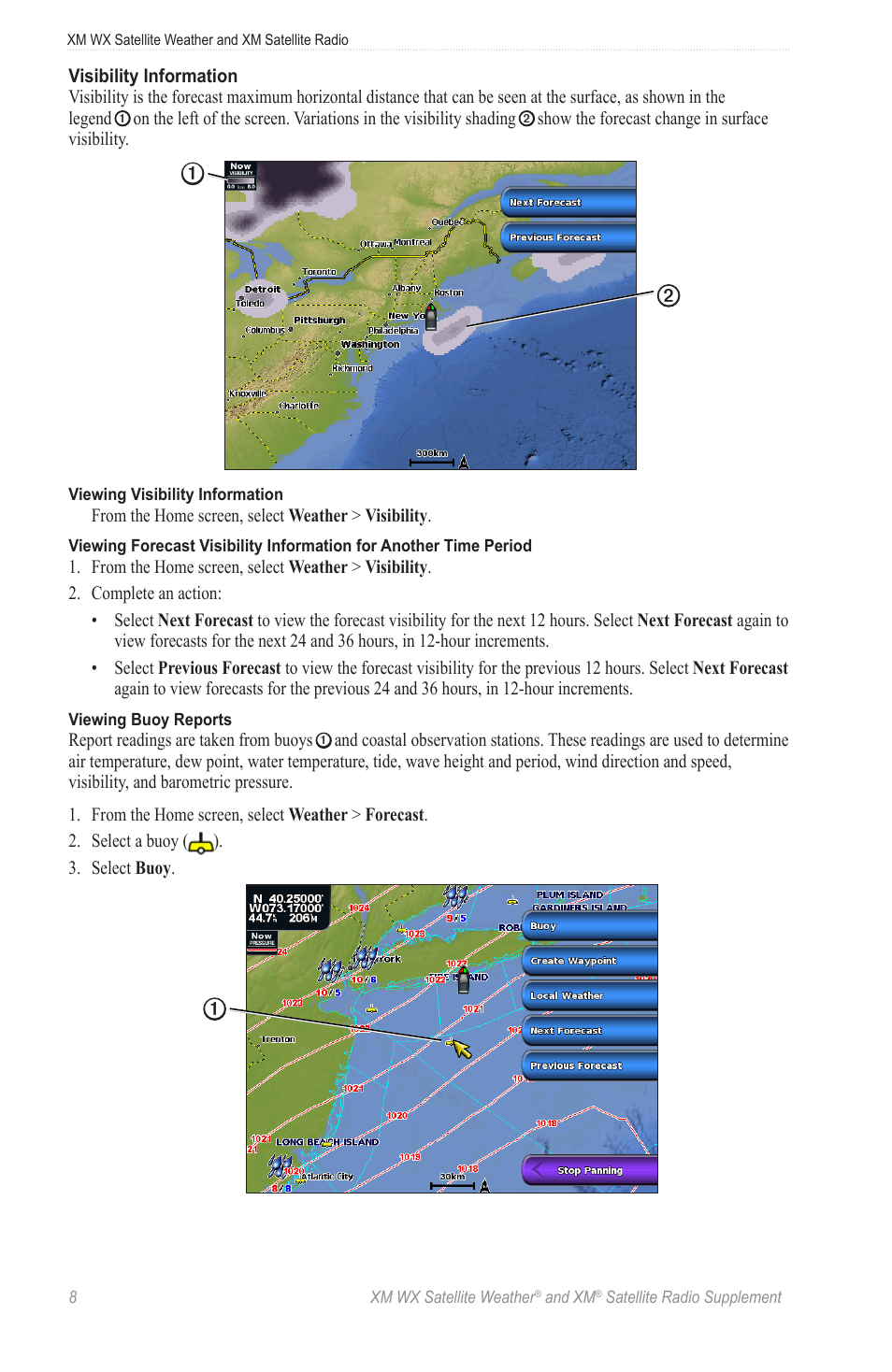 Garmin XM WX User Manual | Page 12 / 22