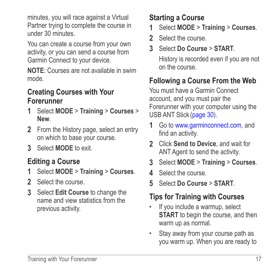 Garmin 910XT User Manual | Page 19 / 56