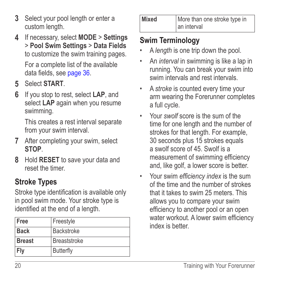 Garmin 910XT User Manual | Page 22 / 56