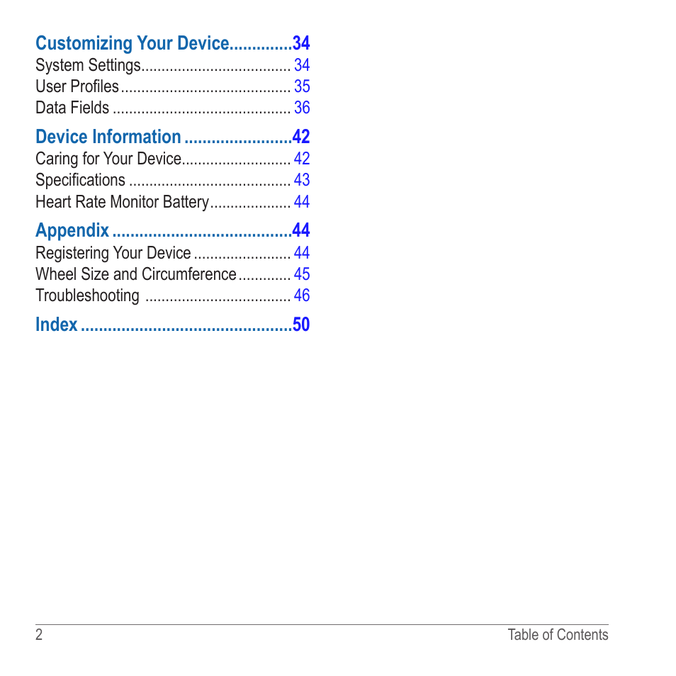 Garmin 910XT User Manual | Page 4 / 56