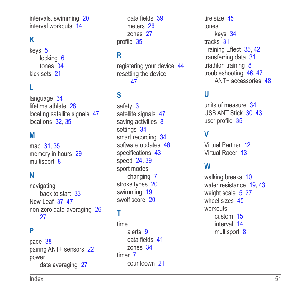 Garmin 910XT User Manual | Page 53 / 56