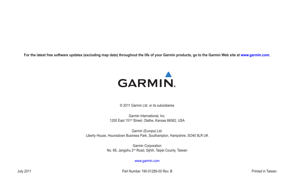 Garmin Ghc 10 User Manual | Page 28 / 28