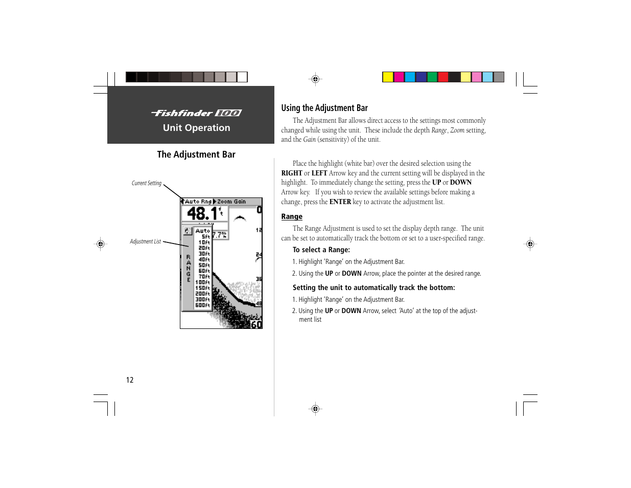 Garmin Fishfinder 100 User Manual | Page 20 / 49