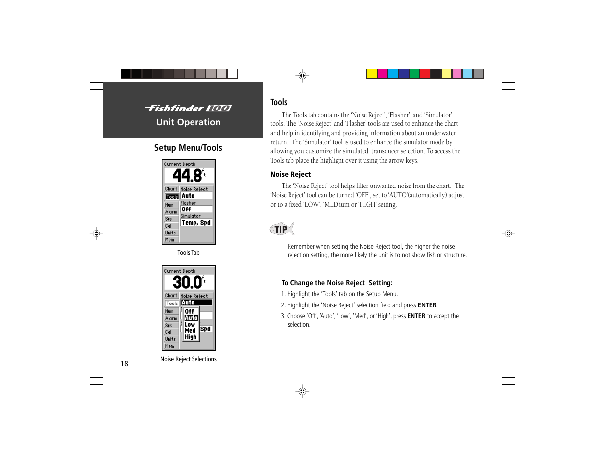 Garmin Fishfinder 100 User Manual | Page 26 / 49